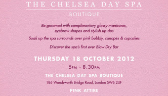 {Beauty} The Chelsea Day Spa Invites You…